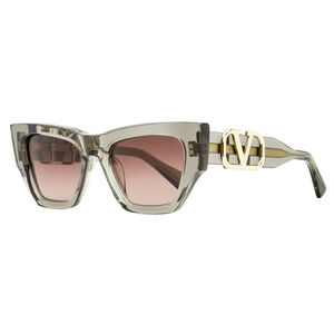 Valentino V-Sette Sunglasses VLS-166 C Transparent Gray 52mm
